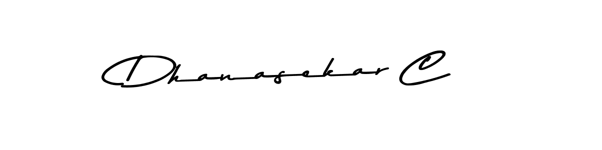 Create a beautiful signature design for name Dhanasekar C. With this signature (Asem Kandis PERSONAL USE) fonts, you can make a handwritten signature for free. Dhanasekar C signature style 9 images and pictures png