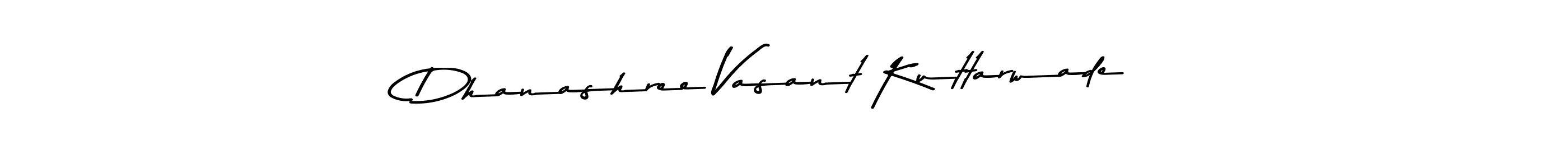 if you are searching for the best signature style for your name Dhanashree Vasant Kuttarwade. so please give up your signature search. here we have designed multiple signature styles  using Asem Kandis PERSONAL USE. Dhanashree Vasant Kuttarwade signature style 9 images and pictures png