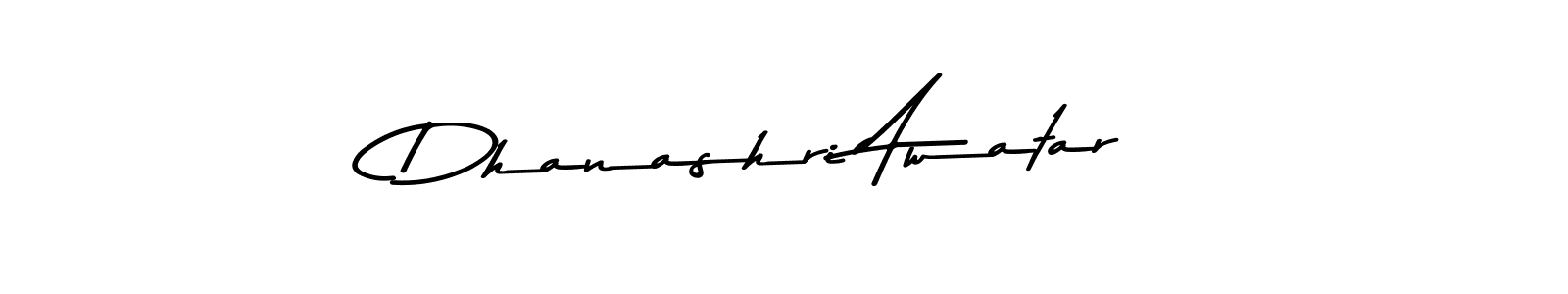 Make a beautiful signature design for name Dhanashri Awatar. With this signature (Asem Kandis PERSONAL USE) style, you can create a handwritten signature for free. Dhanashri Awatar signature style 9 images and pictures png