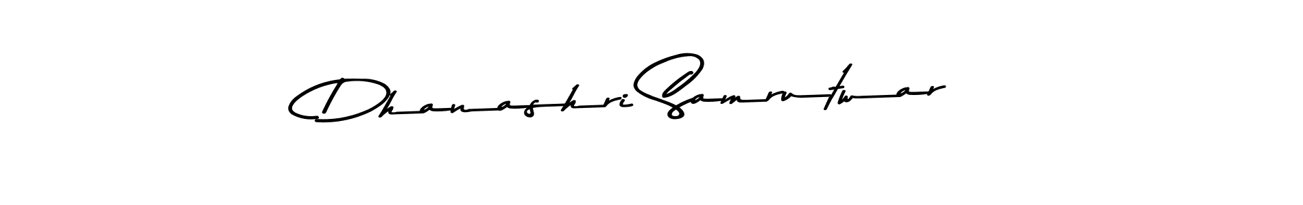 You can use this online signature creator to create a handwritten signature for the name Dhanashri Samrutwar. This is the best online autograph maker. Dhanashri Samrutwar signature style 9 images and pictures png