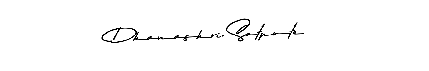 Asem Kandis PERSONAL USE is a professional signature style that is perfect for those who want to add a touch of class to their signature. It is also a great choice for those who want to make their signature more unique. Get Dhanashri. Satpute name to fancy signature for free. Dhanashri. Satpute signature style 9 images and pictures png