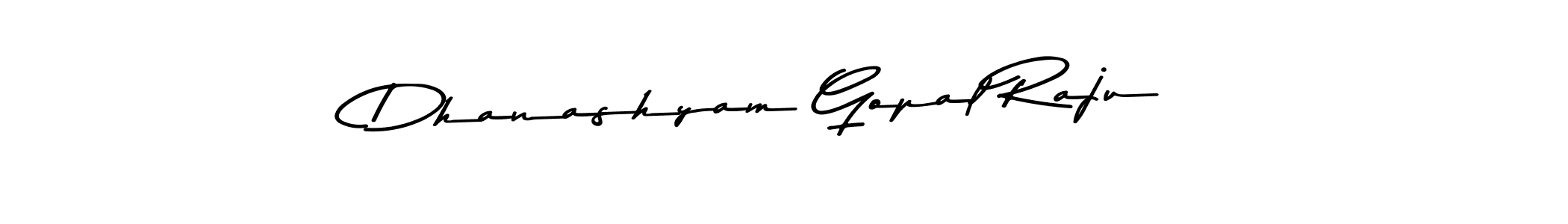 Design your own signature with our free online signature maker. With this signature software, you can create a handwritten (Asem Kandis PERSONAL USE) signature for name Dhanashyam Gopal Raju. Dhanashyam Gopal Raju signature style 9 images and pictures png