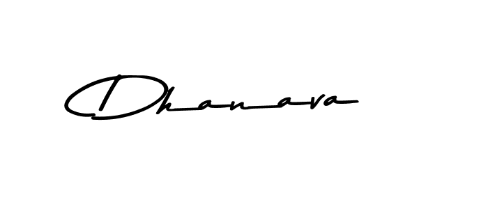 How to make Dhanava signature? Asem Kandis PERSONAL USE is a professional autograph style. Create handwritten signature for Dhanava name. Dhanava signature style 9 images and pictures png