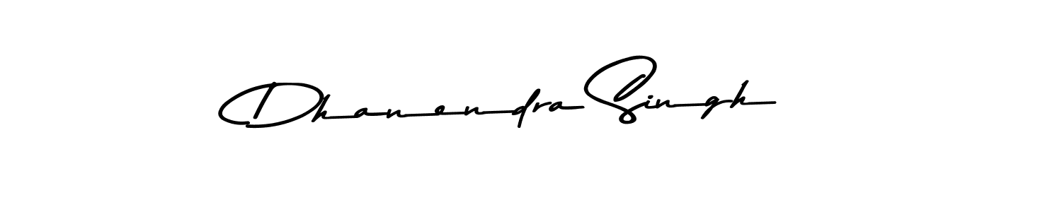 Make a beautiful signature design for name Dhanendra Singh. With this signature (Asem Kandis PERSONAL USE) style, you can create a handwritten signature for free. Dhanendra Singh signature style 9 images and pictures png