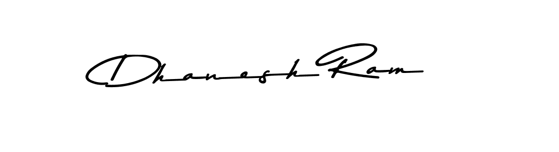 Make a beautiful signature design for name Dhanesh Ram. With this signature (Asem Kandis PERSONAL USE) style, you can create a handwritten signature for free. Dhanesh Ram signature style 9 images and pictures png