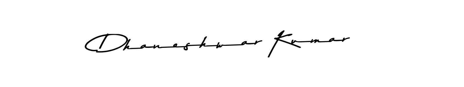 Make a beautiful signature design for name Dhaneshwar Kumar. With this signature (Asem Kandis PERSONAL USE) style, you can create a handwritten signature for free. Dhaneshwar Kumar signature style 9 images and pictures png