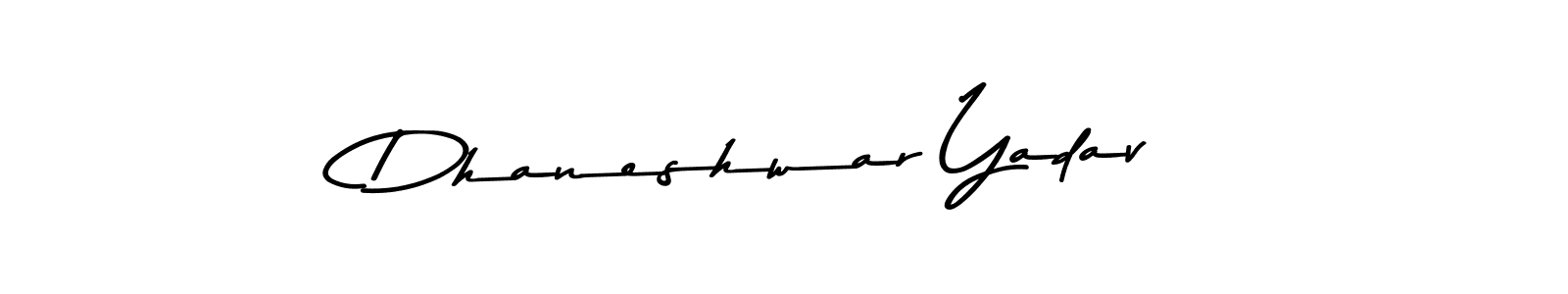 Make a beautiful signature design for name Dhaneshwar Yadav. With this signature (Asem Kandis PERSONAL USE) style, you can create a handwritten signature for free. Dhaneshwar Yadav signature style 9 images and pictures png