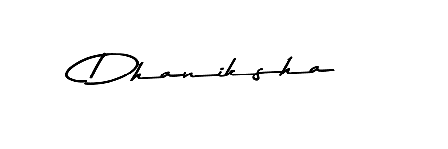 Dhaniksha stylish signature style. Best Handwritten Sign (Asem Kandis PERSONAL USE) for my name. Handwritten Signature Collection Ideas for my name Dhaniksha. Dhaniksha signature style 9 images and pictures png