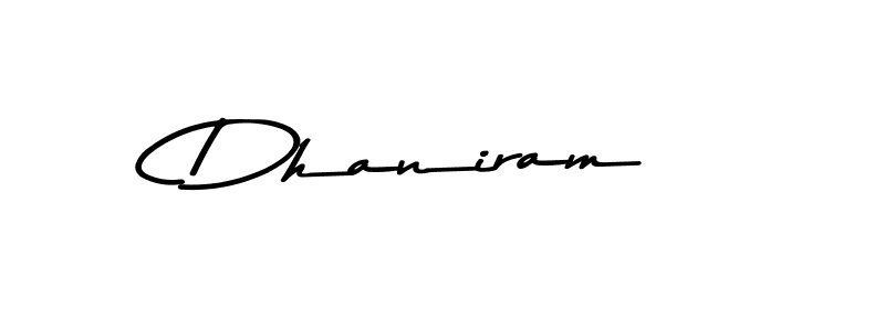 Dhaniram stylish signature style. Best Handwritten Sign (Asem Kandis PERSONAL USE) for my name. Handwritten Signature Collection Ideas for my name Dhaniram. Dhaniram signature style 9 images and pictures png