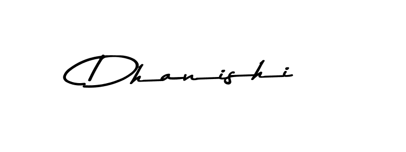 Design your own signature with our free online signature maker. With this signature software, you can create a handwritten (Asem Kandis PERSONAL USE) signature for name Dhanishi. Dhanishi signature style 9 images and pictures png