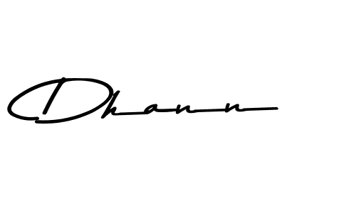 Use a signature maker to create a handwritten signature online. With this signature software, you can design (Asem Kandis PERSONAL USE) your own signature for name Dhann. Dhann signature style 9 images and pictures png