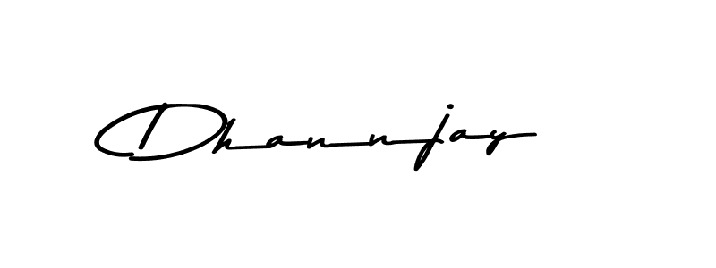 Make a beautiful signature design for name Dhannjay. With this signature (Asem Kandis PERSONAL USE) style, you can create a handwritten signature for free. Dhannjay signature style 9 images and pictures png