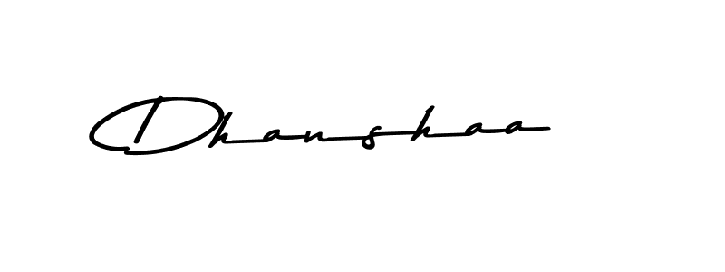 Make a beautiful signature design for name Dhanshaa. Use this online signature maker to create a handwritten signature for free. Dhanshaa signature style 9 images and pictures png
