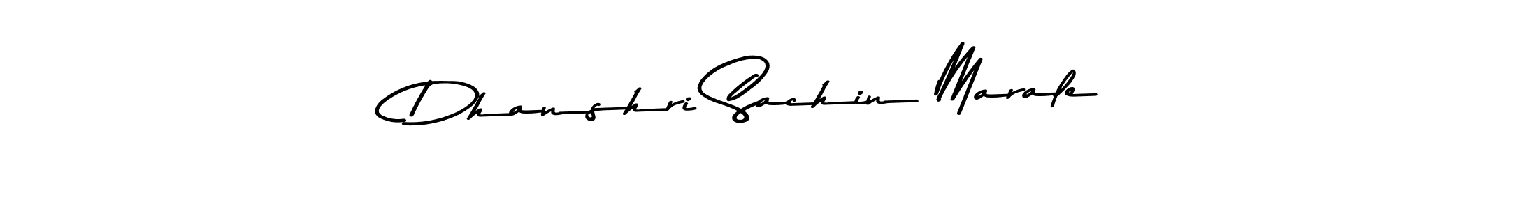 Create a beautiful signature design for name Dhanshri Sachin Marale. With this signature (Asem Kandis PERSONAL USE) fonts, you can make a handwritten signature for free. Dhanshri Sachin Marale signature style 9 images and pictures png