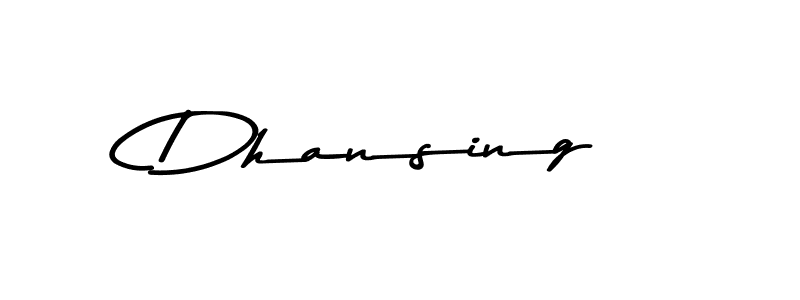 Also we have Dhansing name is the best signature style. Create professional handwritten signature collection using Asem Kandis PERSONAL USE autograph style. Dhansing signature style 9 images and pictures png