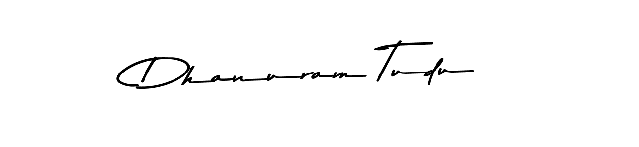 Make a beautiful signature design for name Dhanuram Tudu. With this signature (Asem Kandis PERSONAL USE) style, you can create a handwritten signature for free. Dhanuram Tudu signature style 9 images and pictures png