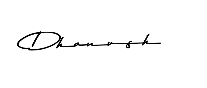 Create a beautiful signature design for name Dhanush. With this signature (Asem Kandis PERSONAL USE) fonts, you can make a handwritten signature for free. Dhanush signature style 9 images and pictures png