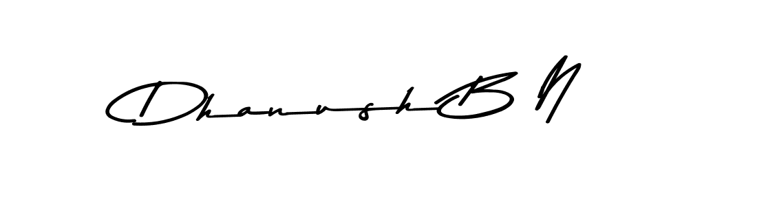 Make a beautiful signature design for name Dhanush B N. Use this online signature maker to create a handwritten signature for free. Dhanush B N signature style 9 images and pictures png