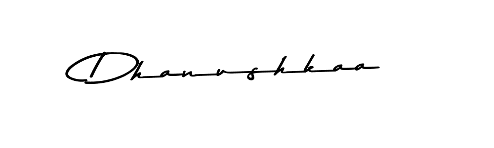 Dhanushkaa stylish signature style. Best Handwritten Sign (Asem Kandis PERSONAL USE) for my name. Handwritten Signature Collection Ideas for my name Dhanushkaa. Dhanushkaa signature style 9 images and pictures png