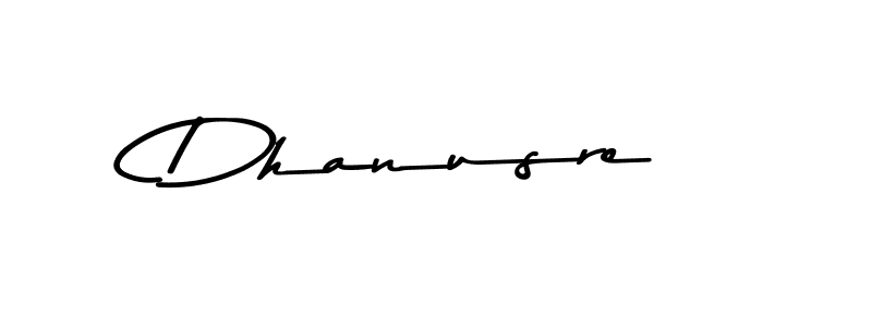 How to make Dhanusre name signature. Use Asem Kandis PERSONAL USE style for creating short signs online. This is the latest handwritten sign. Dhanusre signature style 9 images and pictures png