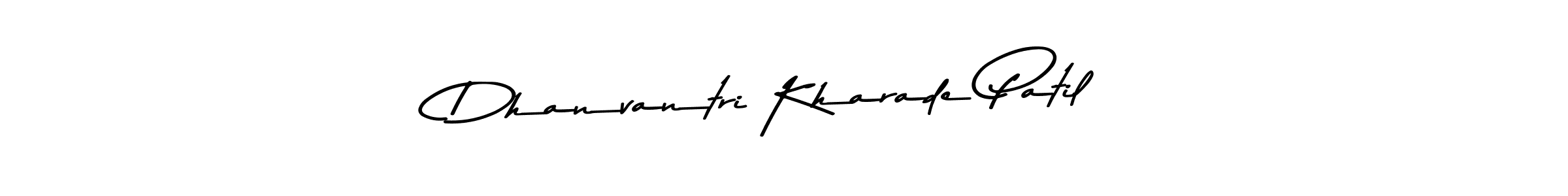 How to Draw Dhanvantri Kharade Patil signature style? Asem Kandis PERSONAL USE is a latest design signature styles for name Dhanvantri Kharade Patil. Dhanvantri Kharade Patil signature style 9 images and pictures png