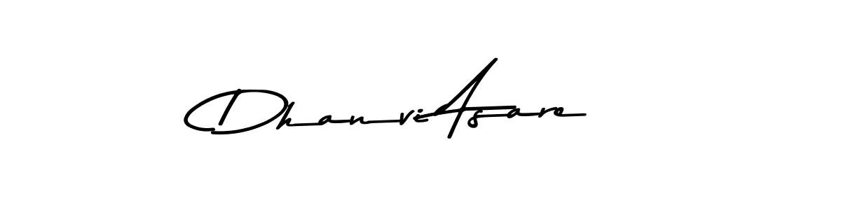 Dhanvi Asare stylish signature style. Best Handwritten Sign (Asem Kandis PERSONAL USE) for my name. Handwritten Signature Collection Ideas for my name Dhanvi Asare. Dhanvi Asare signature style 9 images and pictures png