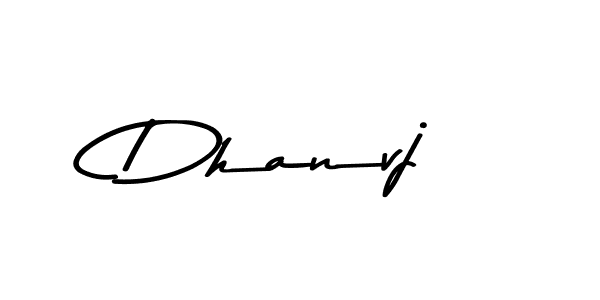 Use a signature maker to create a handwritten signature online. With this signature software, you can design (Asem Kandis PERSONAL USE) your own signature for name Dhanvj. Dhanvj signature style 9 images and pictures png