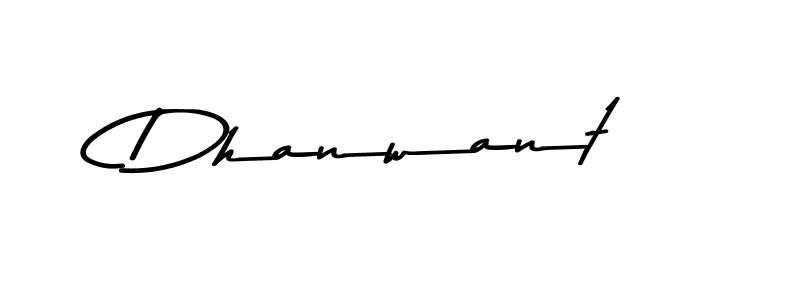 Make a beautiful signature design for name Dhanwant. With this signature (Asem Kandis PERSONAL USE) style, you can create a handwritten signature for free. Dhanwant signature style 9 images and pictures png