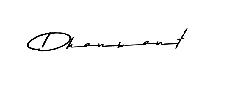 Make a beautiful signature design for name Dhanwant. With this signature (Asem Kandis PERSONAL USE) style, you can create a handwritten signature for free. Dhanwant signature style 9 images and pictures png