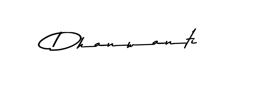 You should practise on your own different ways (Asem Kandis PERSONAL USE) to write your name (Dhanwanti) in signature. don't let someone else do it for you. Dhanwanti signature style 9 images and pictures png