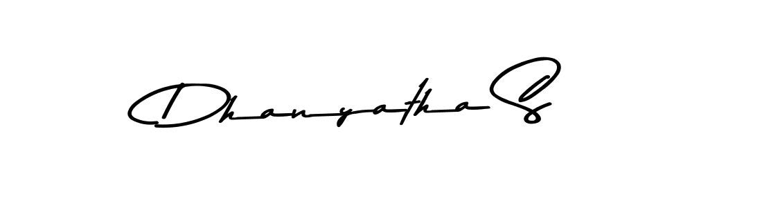 Also we have Dhanyatha S name is the best signature style. Create professional handwritten signature collection using Asem Kandis PERSONAL USE autograph style. Dhanyatha S signature style 9 images and pictures png
