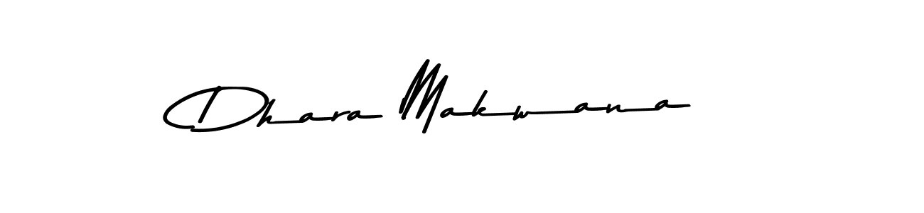 Also we have Dhara Makwana name is the best signature style. Create professional handwritten signature collection using Asem Kandis PERSONAL USE autograph style. Dhara Makwana signature style 9 images and pictures png