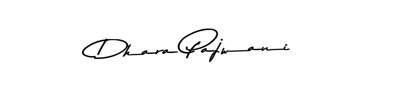 Also You can easily find your signature by using the search form. We will create Dhara Pajwani name handwritten signature images for you free of cost using Asem Kandis PERSONAL USE sign style. Dhara Pajwani signature style 9 images and pictures png