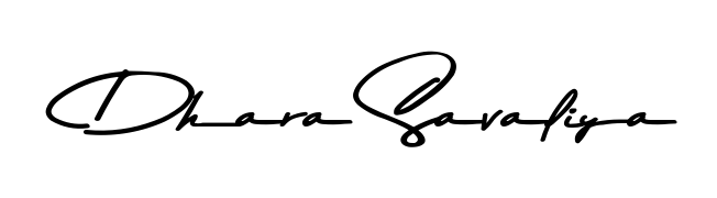 The Asem Kandis PERSONAL USE lettering style adds unique flourish to name Dhara Savaliya. Stand out with a custom digital autograph made in seconds. Dhara Savaliya signature style 9 images and pictures png