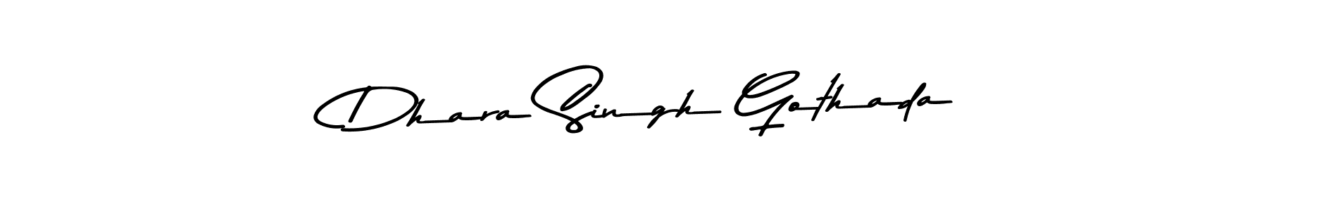 Use a signature maker to create a handwritten signature online. With this signature software, you can design (Asem Kandis PERSONAL USE) your own signature for name Dhara Singh Gothada. Dhara Singh Gothada signature style 9 images and pictures png