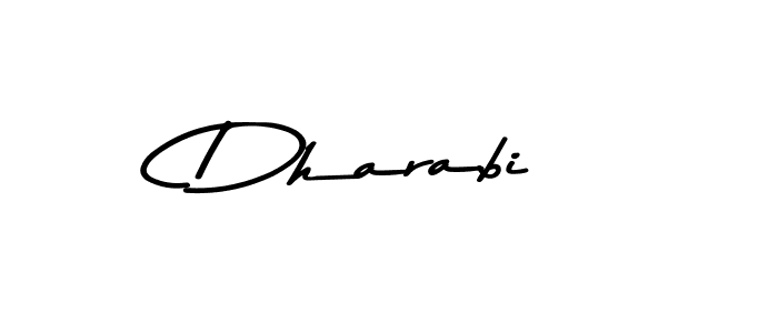 Make a beautiful signature design for name Dharabi. With this signature (Asem Kandis PERSONAL USE) style, you can create a handwritten signature for free. Dharabi signature style 9 images and pictures png