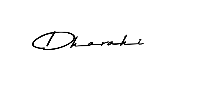 Make a beautiful signature design for name Dharahi. With this signature (Asem Kandis PERSONAL USE) style, you can create a handwritten signature for free. Dharahi signature style 9 images and pictures png