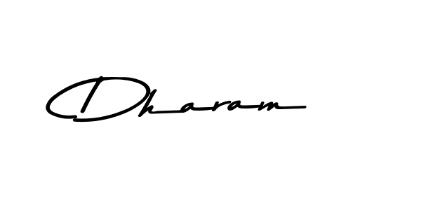 How to make Dharam signature? Asem Kandis PERSONAL USE is a professional autograph style. Create handwritten signature for Dharam name. Dharam signature style 9 images and pictures png