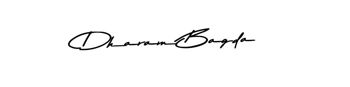 Dharam Bagda stylish signature style. Best Handwritten Sign (Asem Kandis PERSONAL USE) for my name. Handwritten Signature Collection Ideas for my name Dharam Bagda. Dharam Bagda signature style 9 images and pictures png