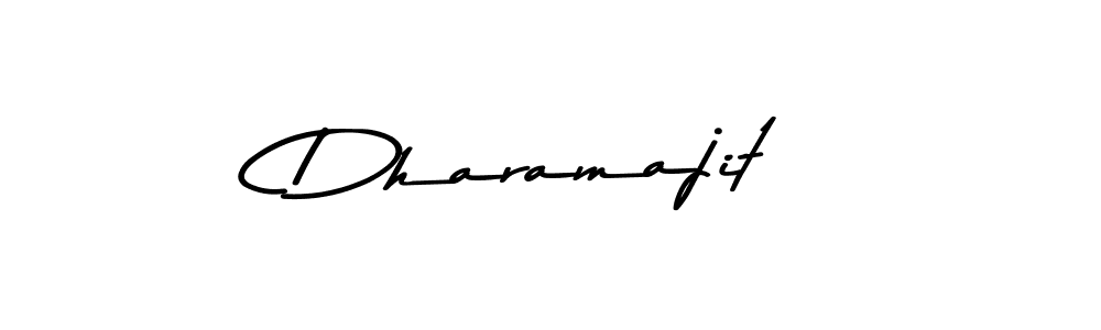 Similarly Asem Kandis PERSONAL USE is the best handwritten signature design. Signature creator online .You can use it as an online autograph creator for name Dharamajit. Dharamajit signature style 9 images and pictures png