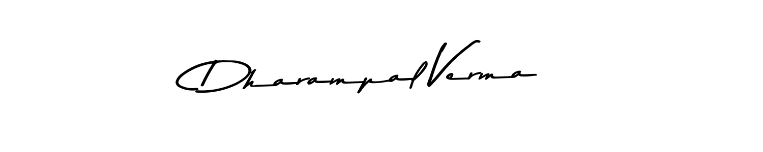 Design your own signature with our free online signature maker. With this signature software, you can create a handwritten (Asem Kandis PERSONAL USE) signature for name Dharampal Verma. Dharampal Verma signature style 9 images and pictures png