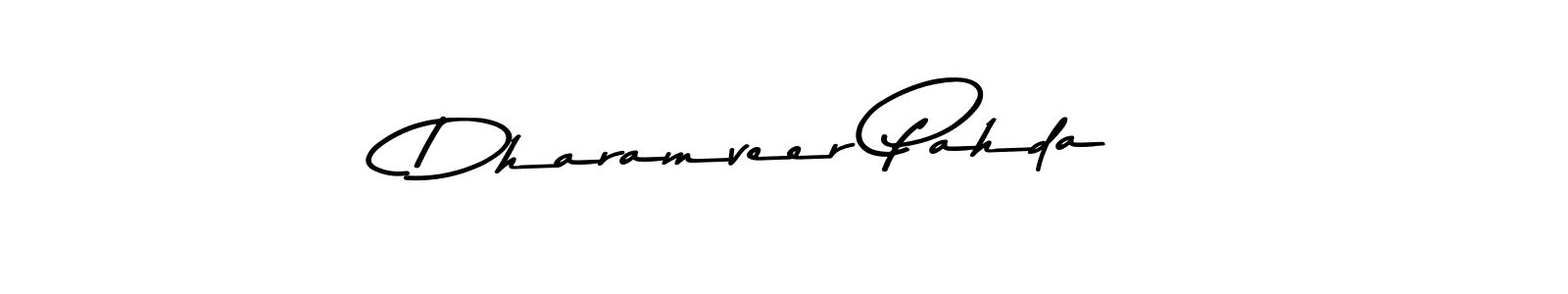 Also You can easily find your signature by using the search form. We will create Dharamveer Pahda name handwritten signature images for you free of cost using Asem Kandis PERSONAL USE sign style. Dharamveer Pahda signature style 9 images and pictures png