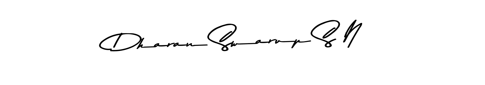 Make a short Dharan Swarup S N signature style. Manage your documents anywhere anytime using Asem Kandis PERSONAL USE. Create and add eSignatures, submit forms, share and send files easily. Dharan Swarup S N signature style 9 images and pictures png