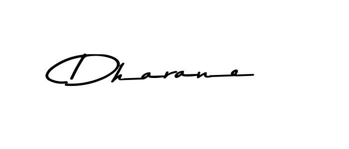 Use a signature maker to create a handwritten signature online. With this signature software, you can design (Asem Kandis PERSONAL USE) your own signature for name Dharane. Dharane signature style 9 images and pictures png