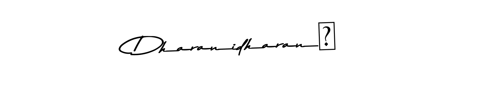 Similarly Asem Kandis PERSONAL USE is the best handwritten signature design. Signature creator online .You can use it as an online autograph creator for name Dharanidharan♡. Dharanidharan♡ signature style 9 images and pictures png
