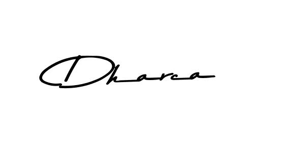 How to make Dharca name signature. Use Asem Kandis PERSONAL USE style for creating short signs online. This is the latest handwritten sign. Dharca signature style 9 images and pictures png