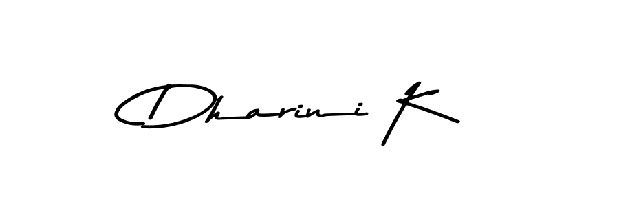 The best way (Asem Kandis PERSONAL USE) to make a short signature is to pick only two or three words in your name. The name Dharini K include a total of six letters. For converting this name. Dharini K signature style 9 images and pictures png