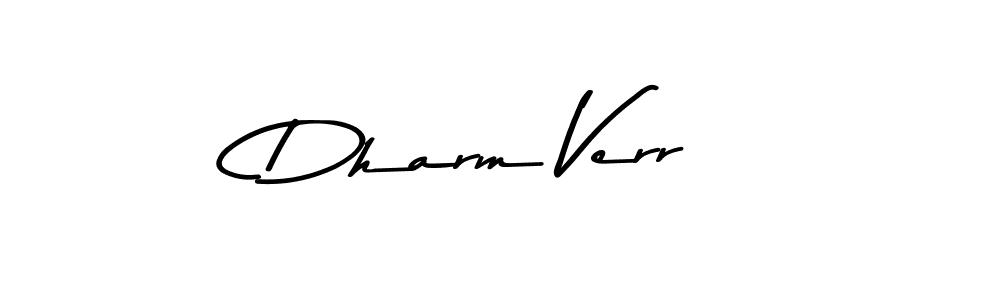 How to make Dharm Verr signature? Asem Kandis PERSONAL USE is a professional autograph style. Create handwritten signature for Dharm Verr name. Dharm Verr signature style 9 images and pictures png