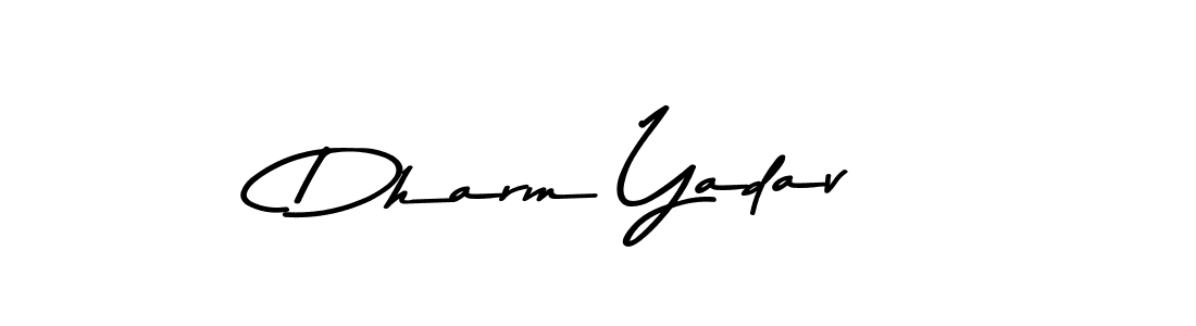 How to make Dharm Yadav signature? Asem Kandis PERSONAL USE is a professional autograph style. Create handwritten signature for Dharm Yadav name. Dharm Yadav signature style 9 images and pictures png