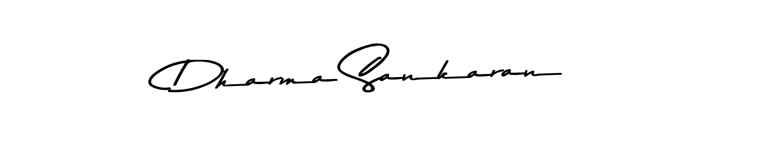 Design your own signature with our free online signature maker. With this signature software, you can create a handwritten (Asem Kandis PERSONAL USE) signature for name Dharma Sankaran. Dharma Sankaran signature style 9 images and pictures png